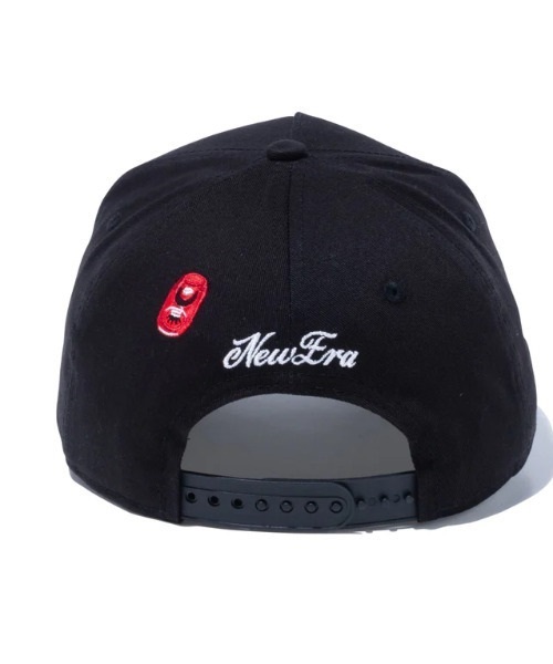 NEW ERA/ニューエラ キャップ 9FORTY A-Frame Budweiser バドワイザー ラベルロゴ ブラック 13534542(BKRD-F)