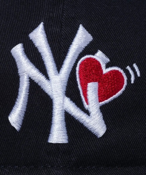 NEW ERA/ニューエラ キャップ 9THIRTY With Heart ニューヨーク・ヤンキース ブラック 13328412(BLK-F)