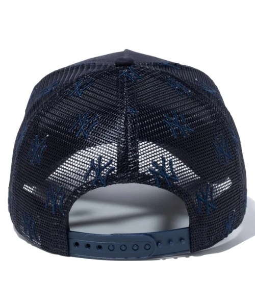 NEW ERA/ニューエラ キャップ 9FORTY A-Frame トラッカー メッシュキャップ MLB Mesh Embroidery ニューヨーク・ヤンキース ネイビー 13515910(NVY-F)