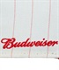 NEW ERA/ニューエラ キャップ 9FORTY Budweiser バドワイザー Bロゴ クロームホワイトピンストライプ ラディアントレッドバイザー 13534544(WHIST-F)