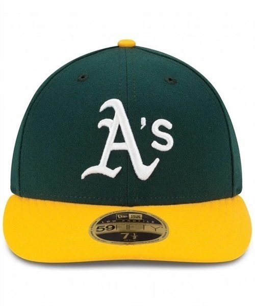 NEW ERA/ニューエラ キャップ LP 59FIFTY MLB オンフィールド オークランド・アスレチックス ホーム 13554935(GRYE-7)