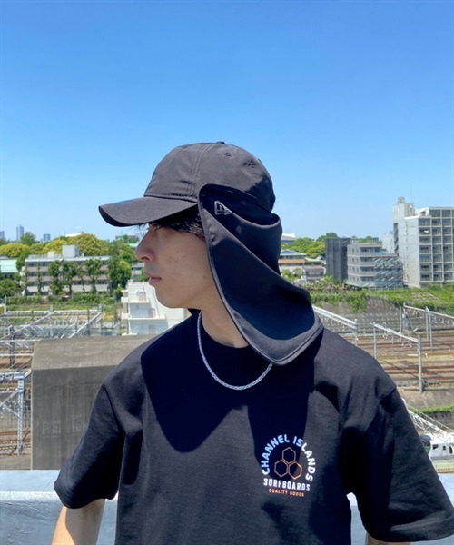 NEW ERA/ニューエラ キャップ 9THIRTY W/SUNSHADE サンシェード 13718723(BLK-F)