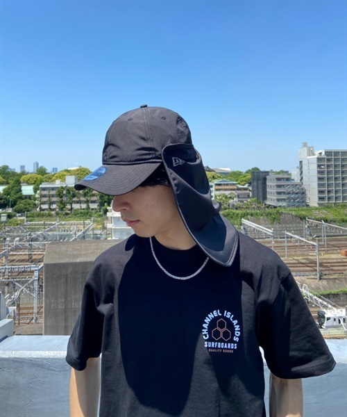 NEW ERA/ニューエラ キャップ 9THIRTY W/SUNSHADE サンシェード 13718723(BLK-F)