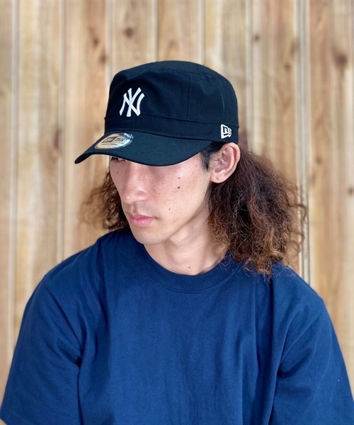 NEW ERA/ニューエラ キャップ ワークキャップ WM-01アジャスタブル ニューヨークヤンキース 13750537(BLK-F)