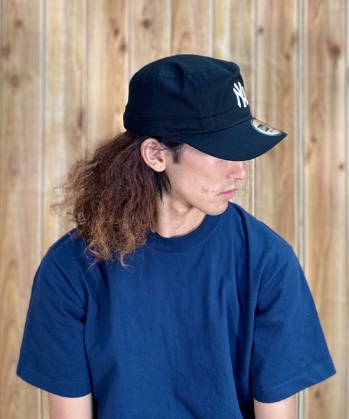 NEW ERA/ニューエラ キャップ ワークキャップ WM-01アジャスタブル ニューヨークヤンキース 13750537(BLK-F)