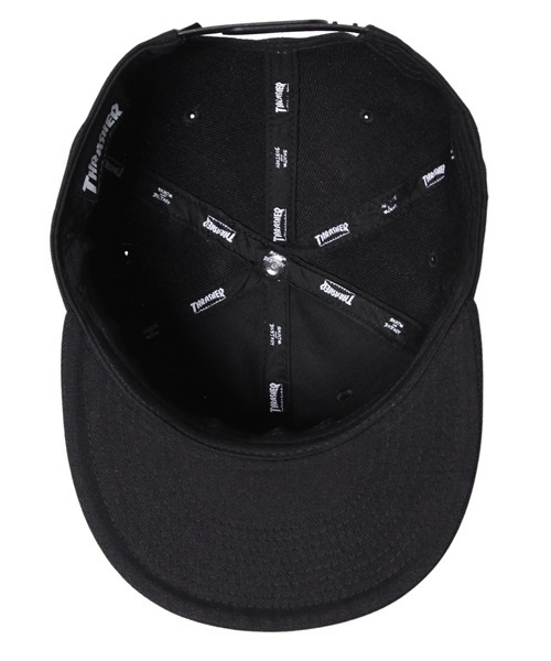 THRASHER/スラッシャー THR-C03 メンズ 帽子 キャップ KK D6(BKBK-F)
