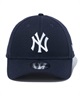NEW ERA/ニューエラ 9FORTY MLB ニューヨーク・ヤンキース ウーブンパッチ ネイビー キャップ 帽子 フリーサイズ 14109664(NVY-FREE)