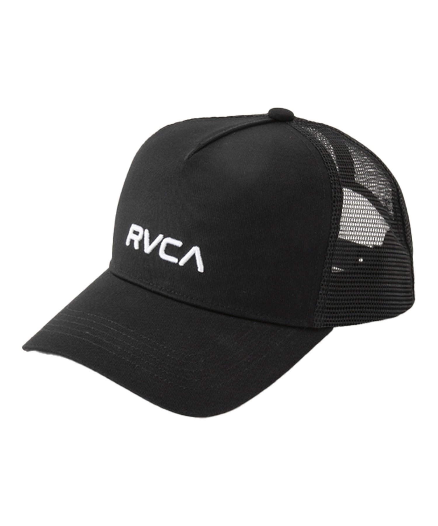 RVCA/ルーカ RECESSION TRUCKER キャップ 帽子 フリーサイズ メッシュ BE041-913(BLK-FREE)