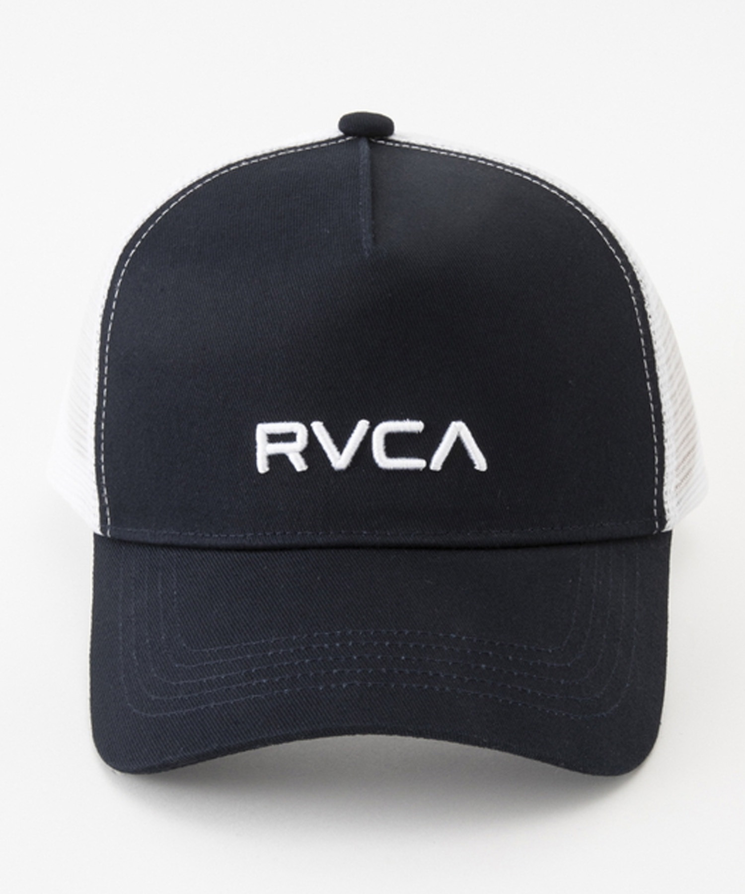 RVCA/ルーカ RECESSION TRUCKER キャップ 帽子 フリーサイズ メッシュ BE041-913(BLK-FREE)