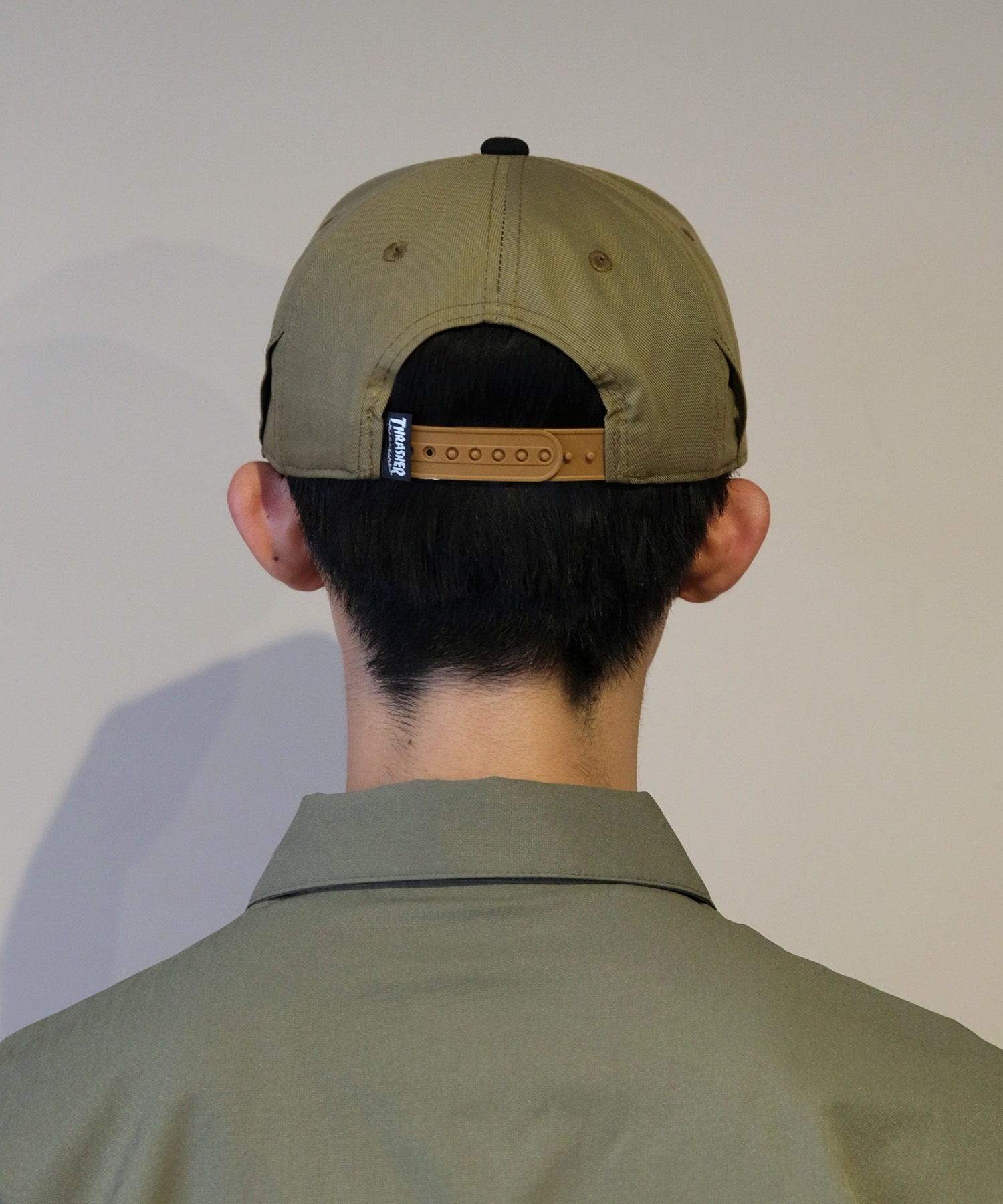 THRASHER スラッシャー キャップ MAG LOGO フラットバイザー サングラスホルダー付 24TH-C01(ONECOLOR-FREE)