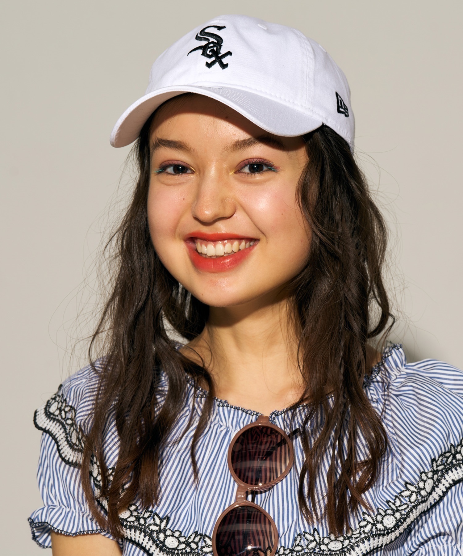 NEW ERA/ニューエラ 9TWENTY シカゴ・ホワイトソックス ホワイト×ブラック キャップ 帽子 14329653 ムラサキスポーツ限定(WHT-FREE)