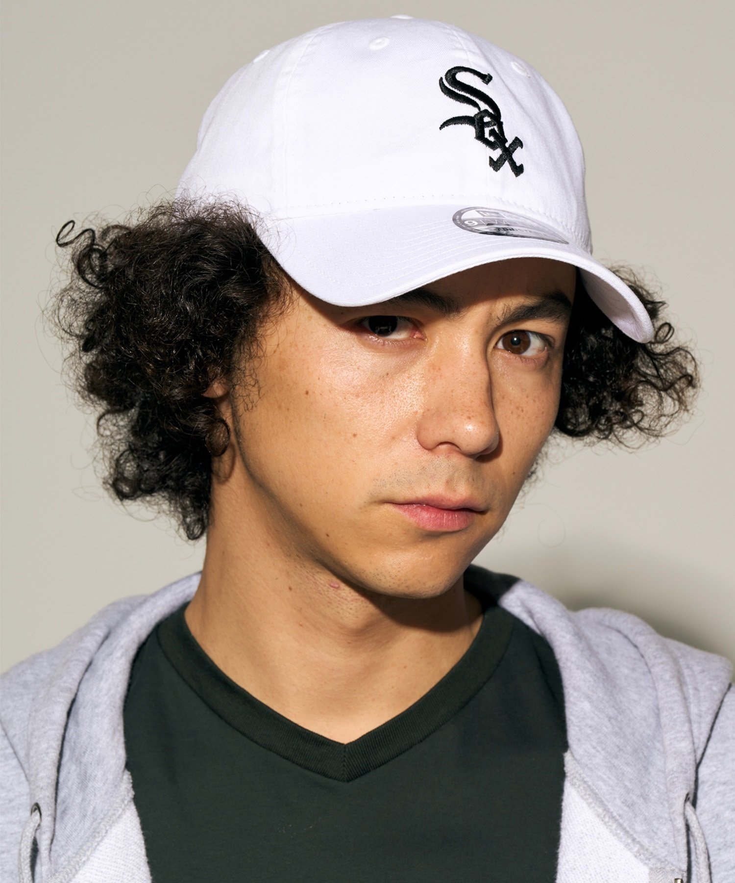 NEW ERA/ニューエラ 9TWENTY シカゴ・ホワイトソックス ホワイト×ブラック キャップ 帽子 14329653 ムラサキスポーツ限定(WHT-FREE)