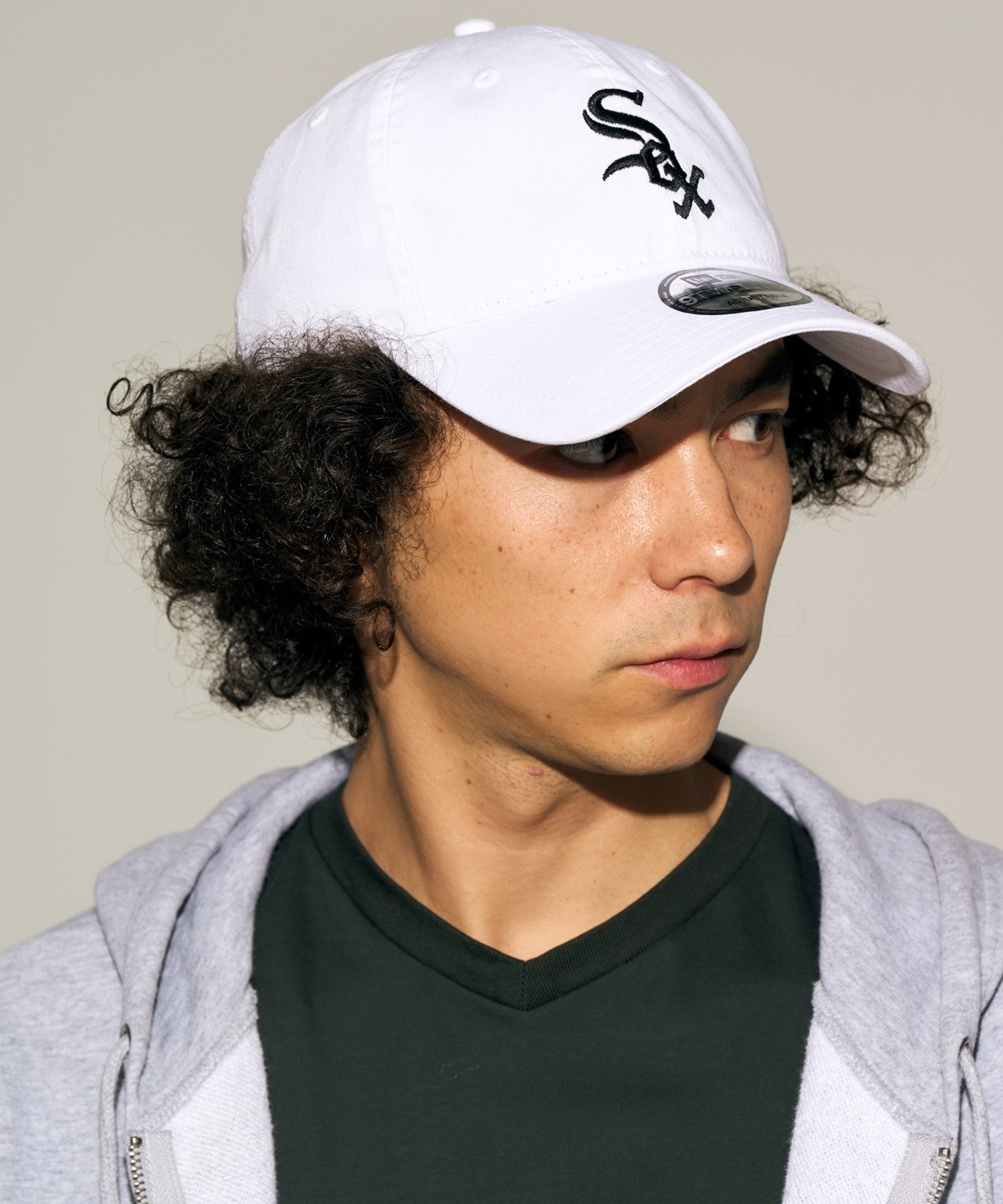 NEW ERA/ニューエラ 9TWENTY シカゴ・ホワイトソックス ホワイト×ブラック キャップ 帽子 14329653 ムラサキスポーツ限定(WHT-FREE)