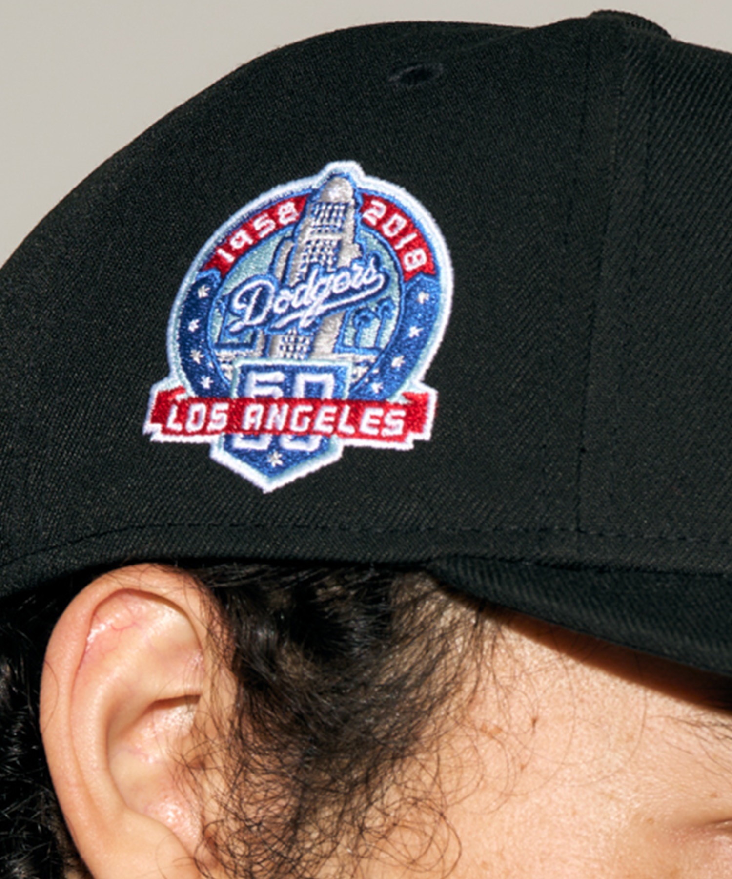NEW ERA ニューエラ LP 9FIFTY ロサンゼルス・ドジャース ブラック×ホワイト キャップ 帽子 14353254 ムラサキスポーツ限定(BLK-ONESIZE)