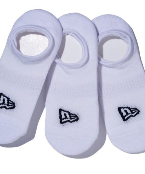 NEW ERA ニューエラ SOCKS VERY SHORT 3PAIRS 11901481 ソックス II E14(WHT-F)