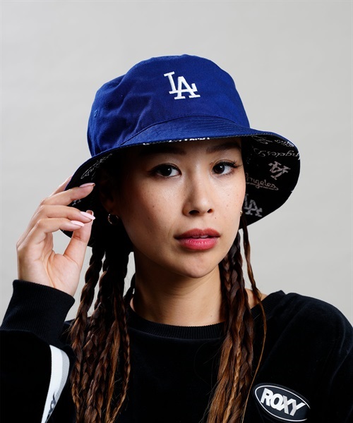 NEW ERA/ニューエラ バケット01 MLB Reversible Hat リバーシブルハット 13327994 帽子 バケットハット ロサンゼルス・ドジャース ダークロイヤル JJ3 H29(DROY-SM)