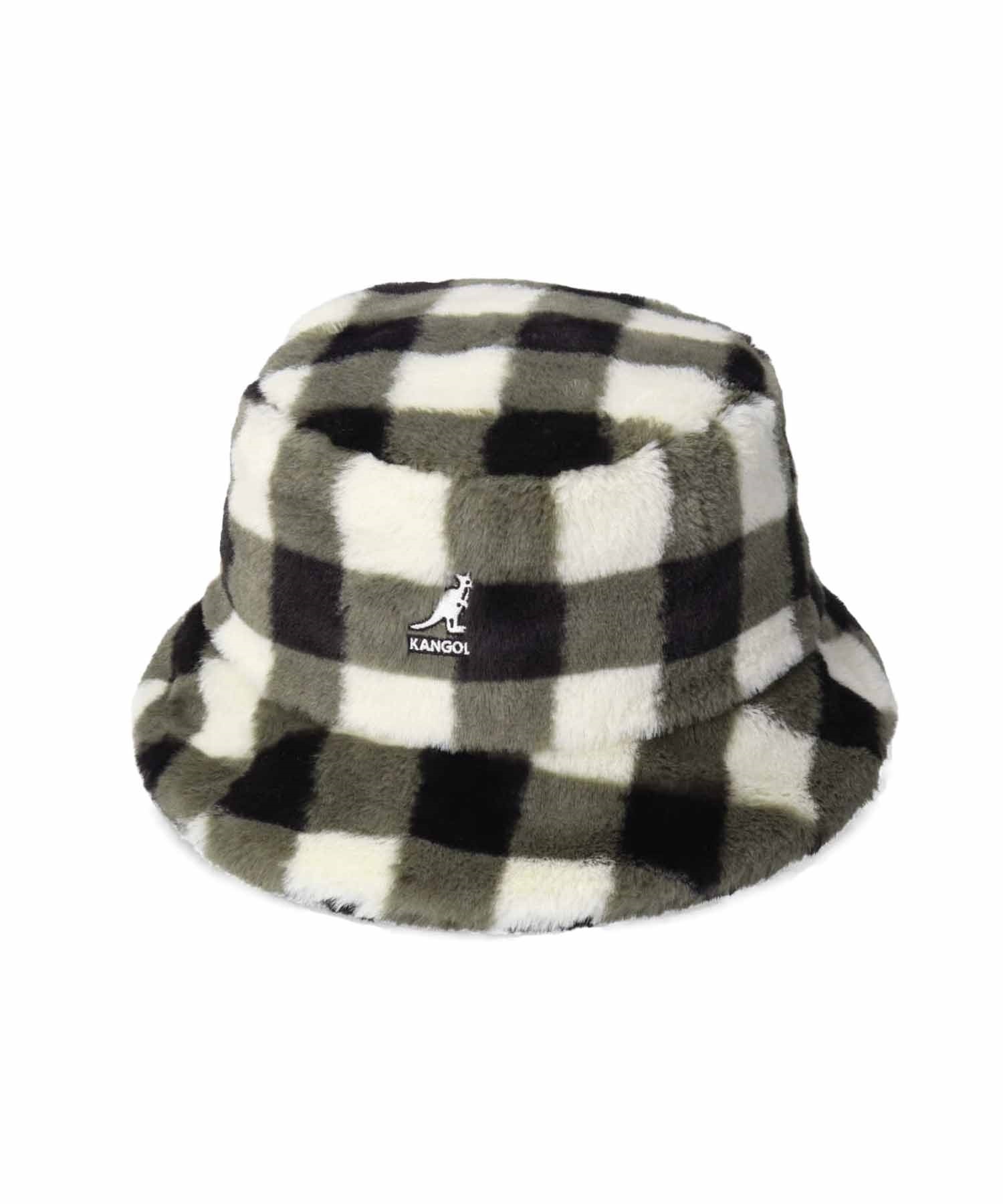 KANGOL/カンゴール ハット FAUX FUR BUCKET フェイクファーバケット バケットハット 234069611(BK/BK-M)