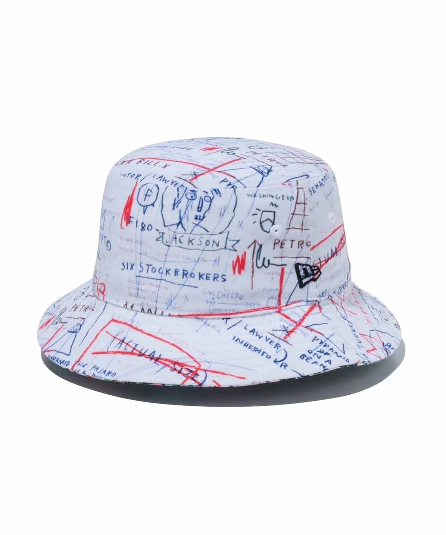 NEW ERA/ニューエラ ハット バケット01 リバーシブル ジャン=ミシェル・バスキア オールオーバープリント 13772574(ORIG-SM)