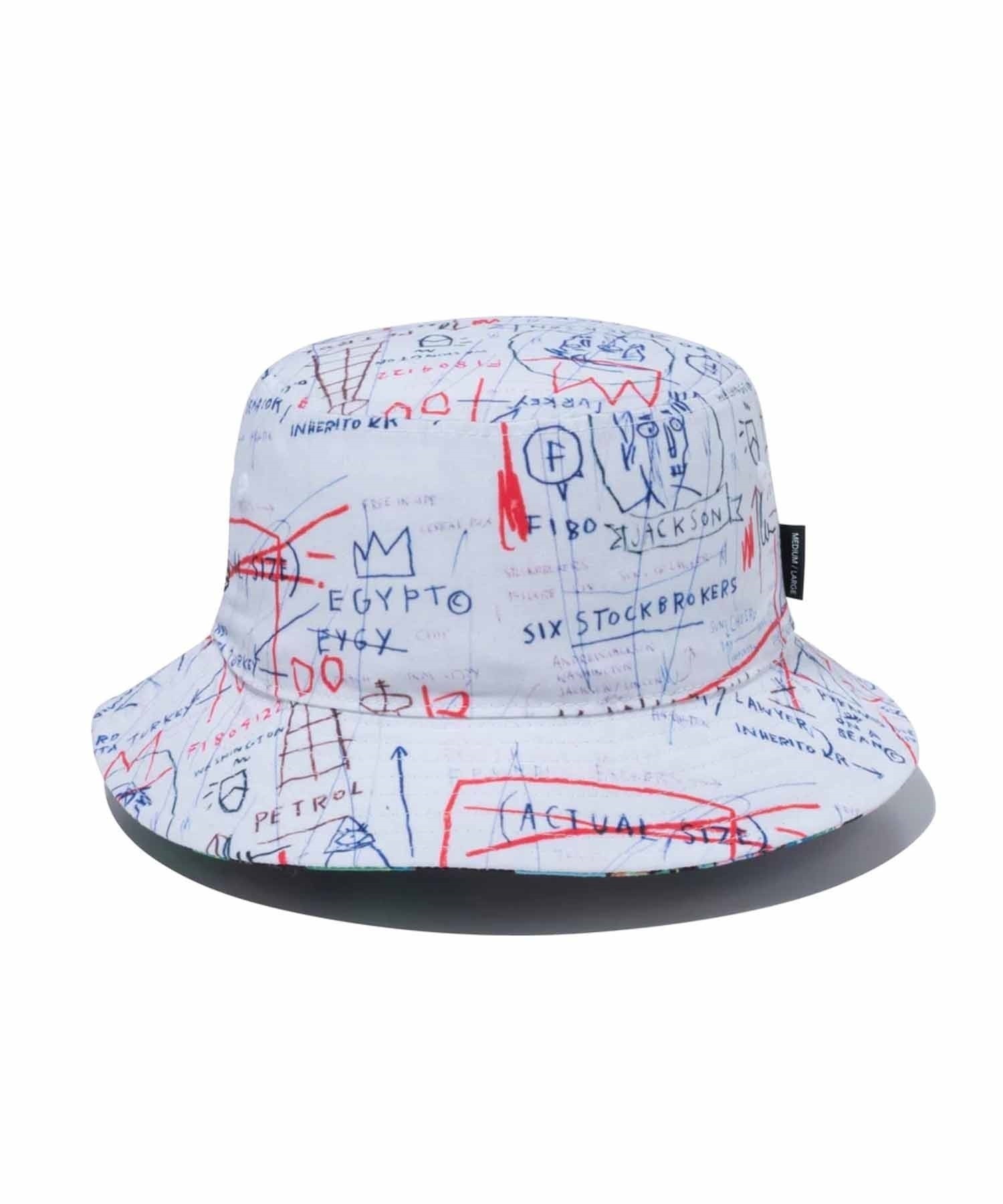 NEW ERA/ニューエラ ハット バケット01 リバーシブル ジャン=ミシェル・バスキア オールオーバープリント 13772574(ORIG-SM)