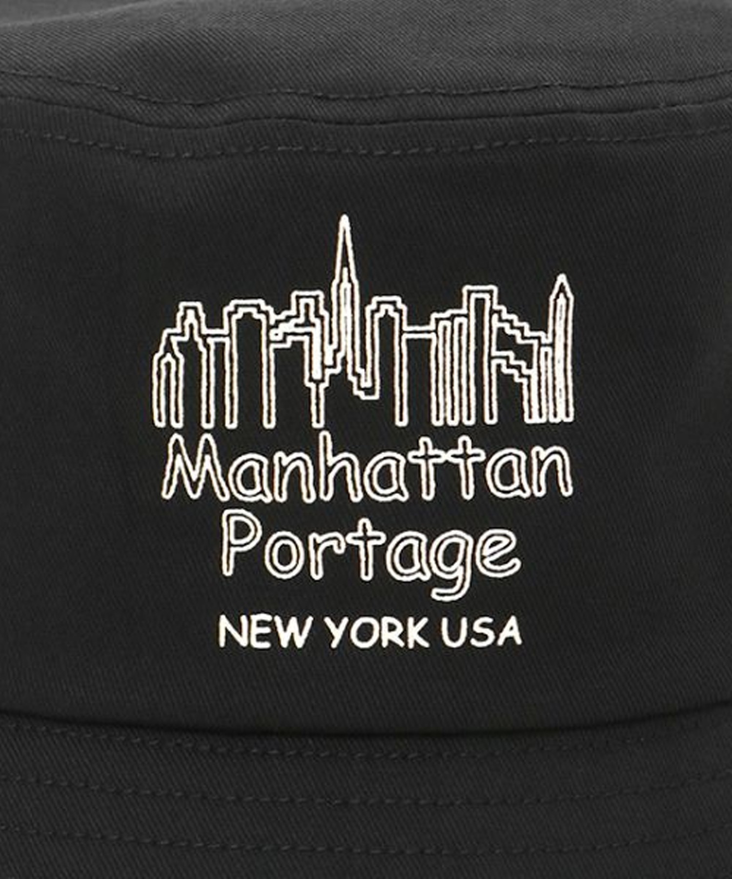 Manhattan Portage/マンハッタンポーテージ Print Bucket Hat バケットハット バケハ 帽子 フリーサイズ 2WAY MP212(WT/GR-FREE)