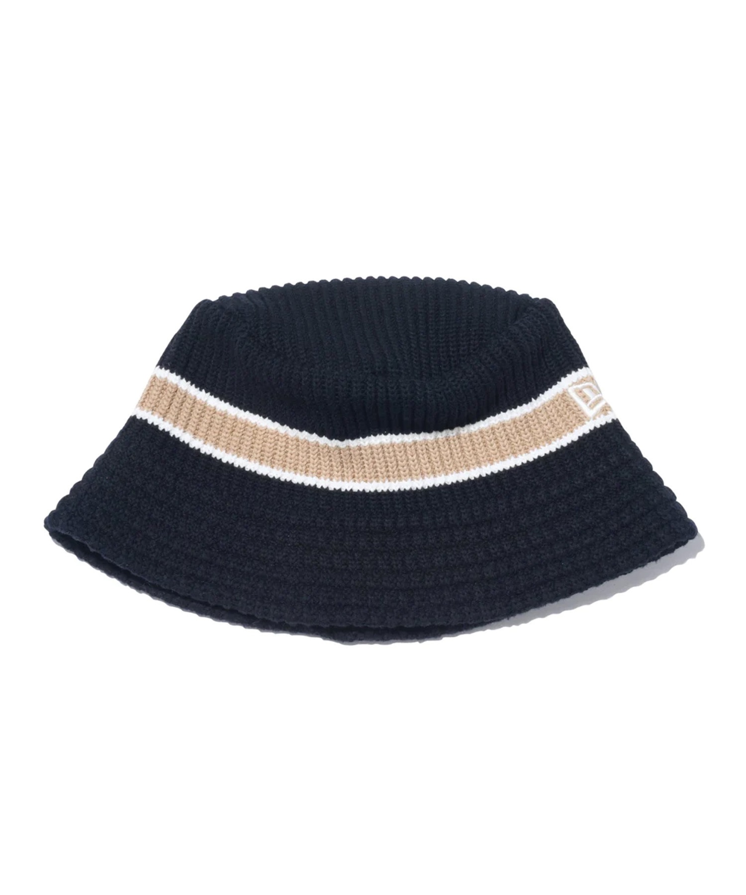 NEW ERA ニューエラ ニットバケット Knit Bucket ブラック アイボリー ベージュ バケットハット バケハ 帽子 14109472(BK/BE-FREE)