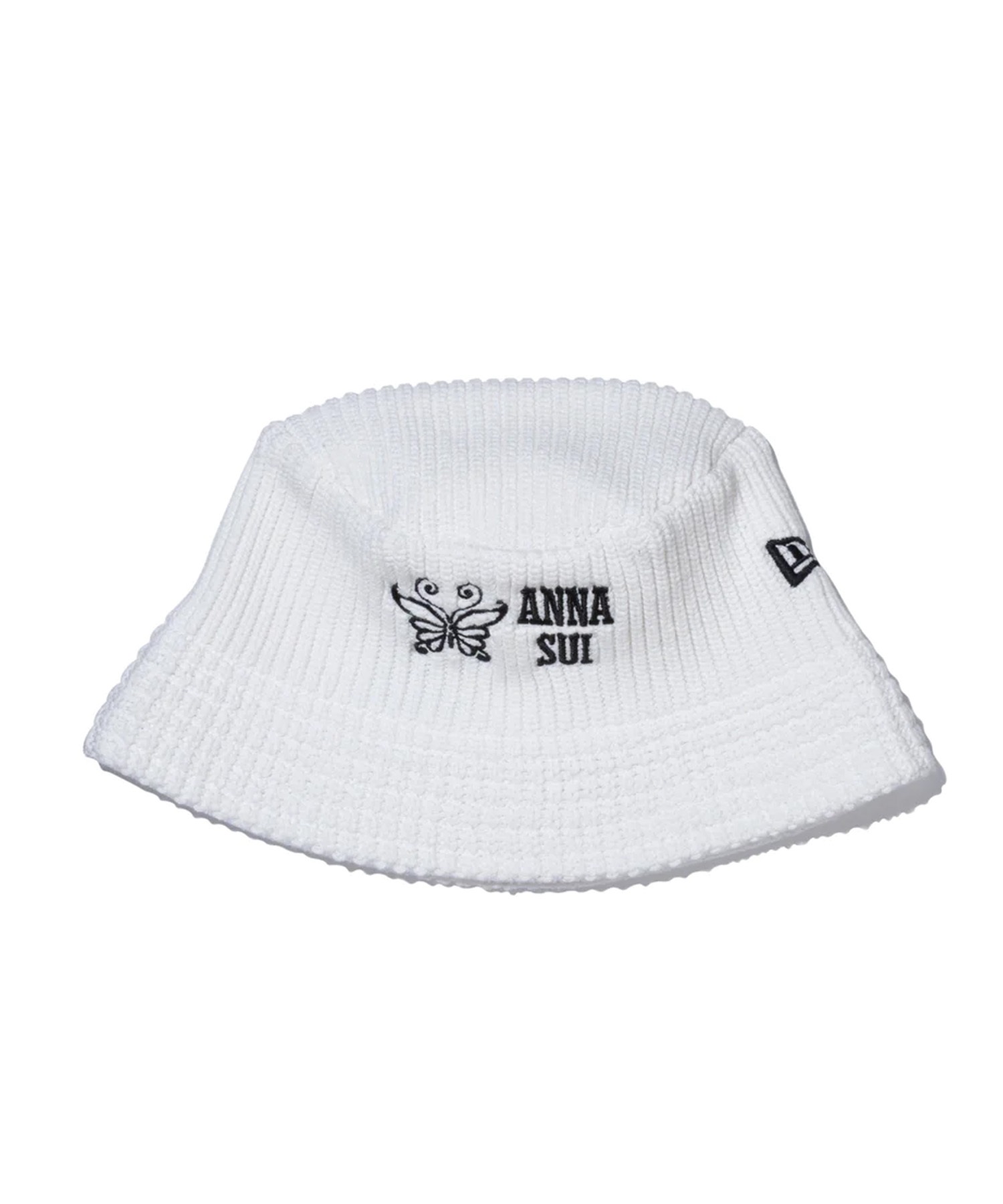 NEW ERA ニューエラ ニットバケット Knit Bucket ANNA SUI アナ スイ ホワイト バケットハット バケハ 帽子 14124294(WHI-FREE)