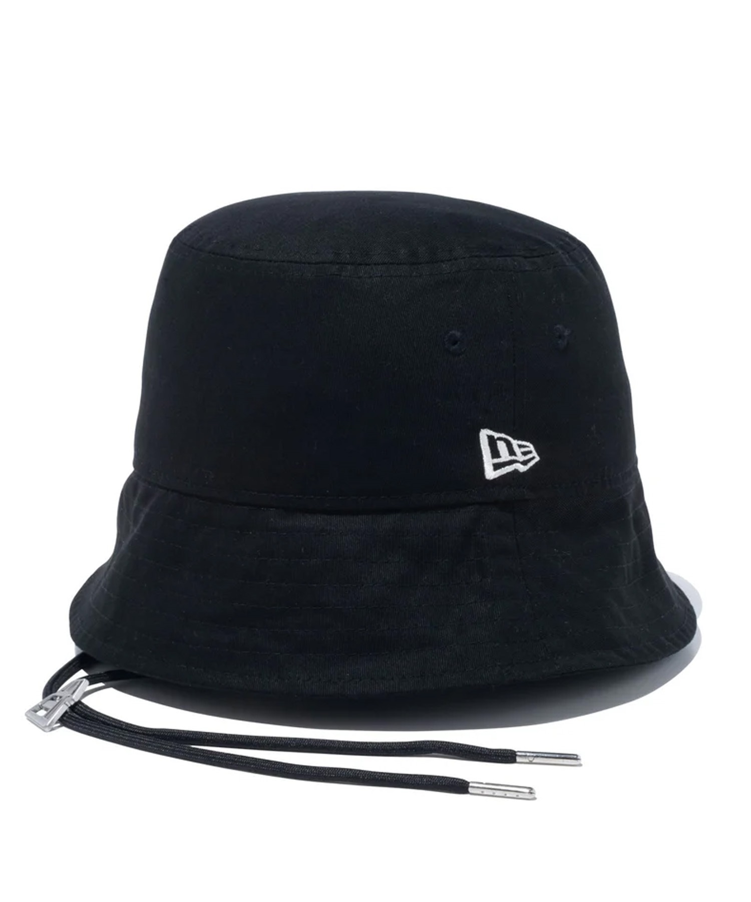 NEW ERA ニューエラ ハット 帽子 バケット01 セーラーブリム Sailor Brim Cord Strap Bucket ベーシック ブラック 14109569(BLK-SM)