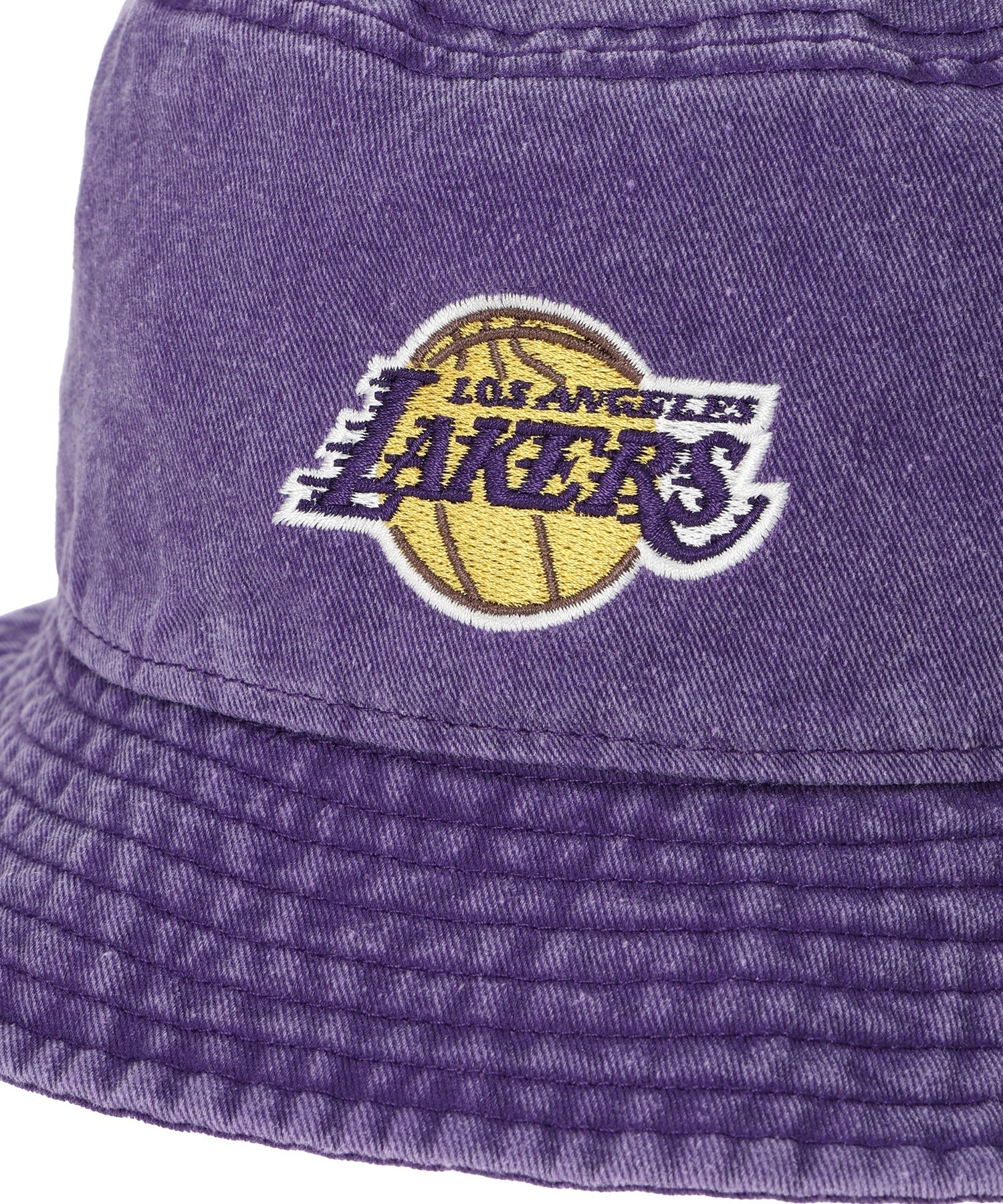 NEW ERA ニューエラ バケット01 NBA Bucket Hat Acid Wash ロサンゼルス・レイカーズ パープル ハット バケハ 帽子 14109588(PUR-SM)