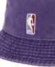 NEW ERA ニューエラ バケット01 NBA Bucket Hat Acid Wash ロサンゼルス・レイカーズ パープル ハット バケハ 帽子 14109588(PUR-SM)