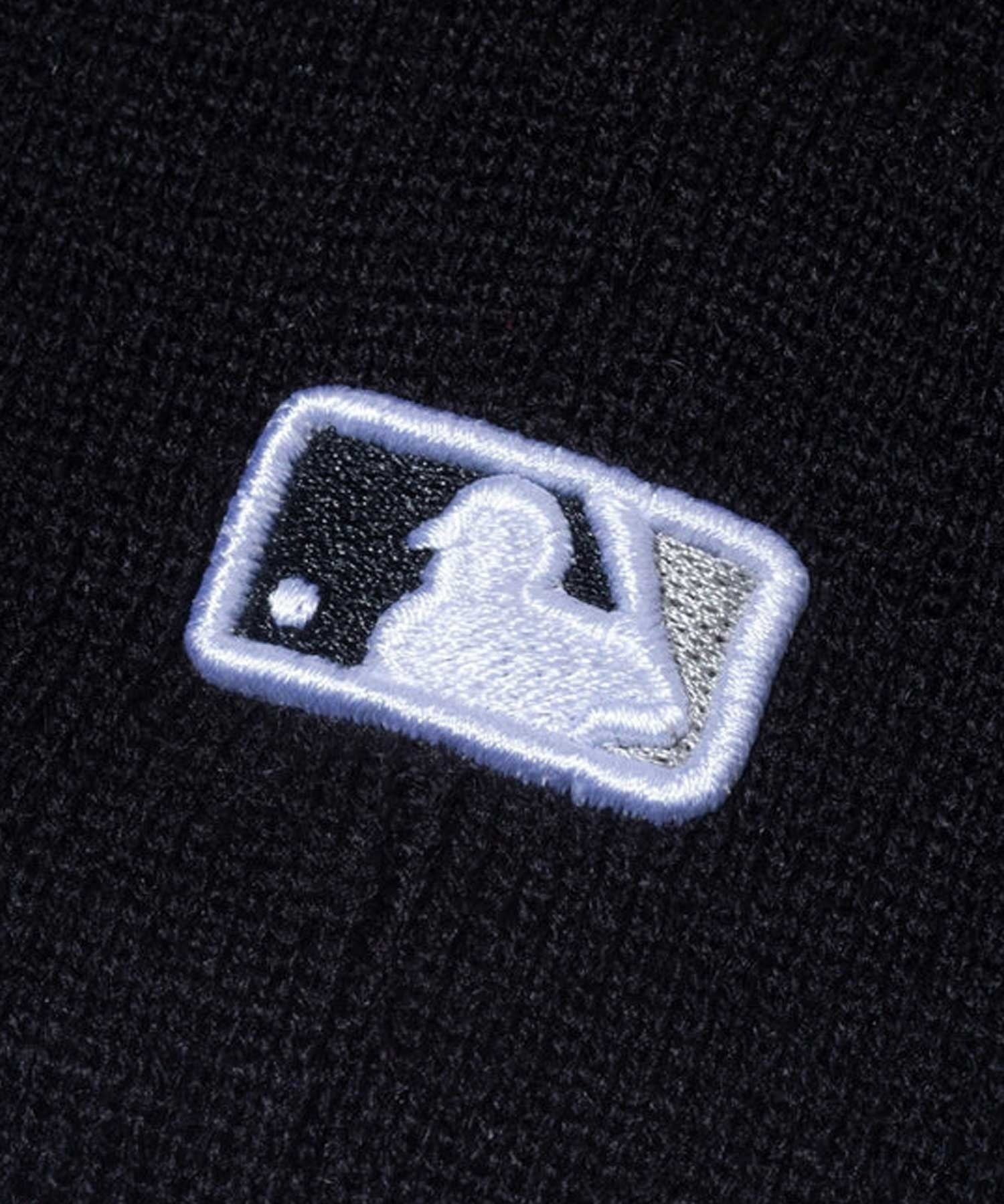 NEW ERA/ニューエラ ビーニー ベーシック カフニット MLB Team Logo ニューヨーク・ヤンキース ブラック 13751342(BLK-FREE)