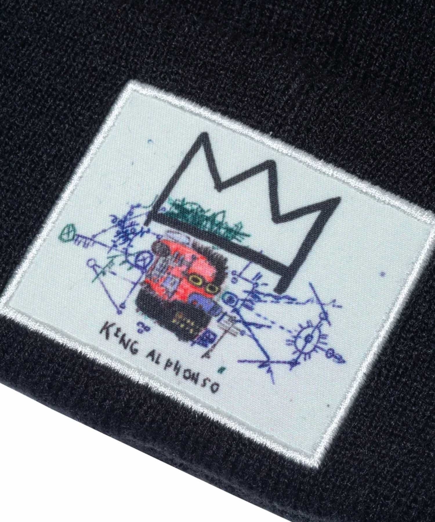 NEW ERA/ニューエラ ビーニー JEAN MICHEL BASQUIAT ジャン=ミシェル・バスキア LOVE IS A LIE LOVER=LIAR ブラック 13772599(BLK-FREE)