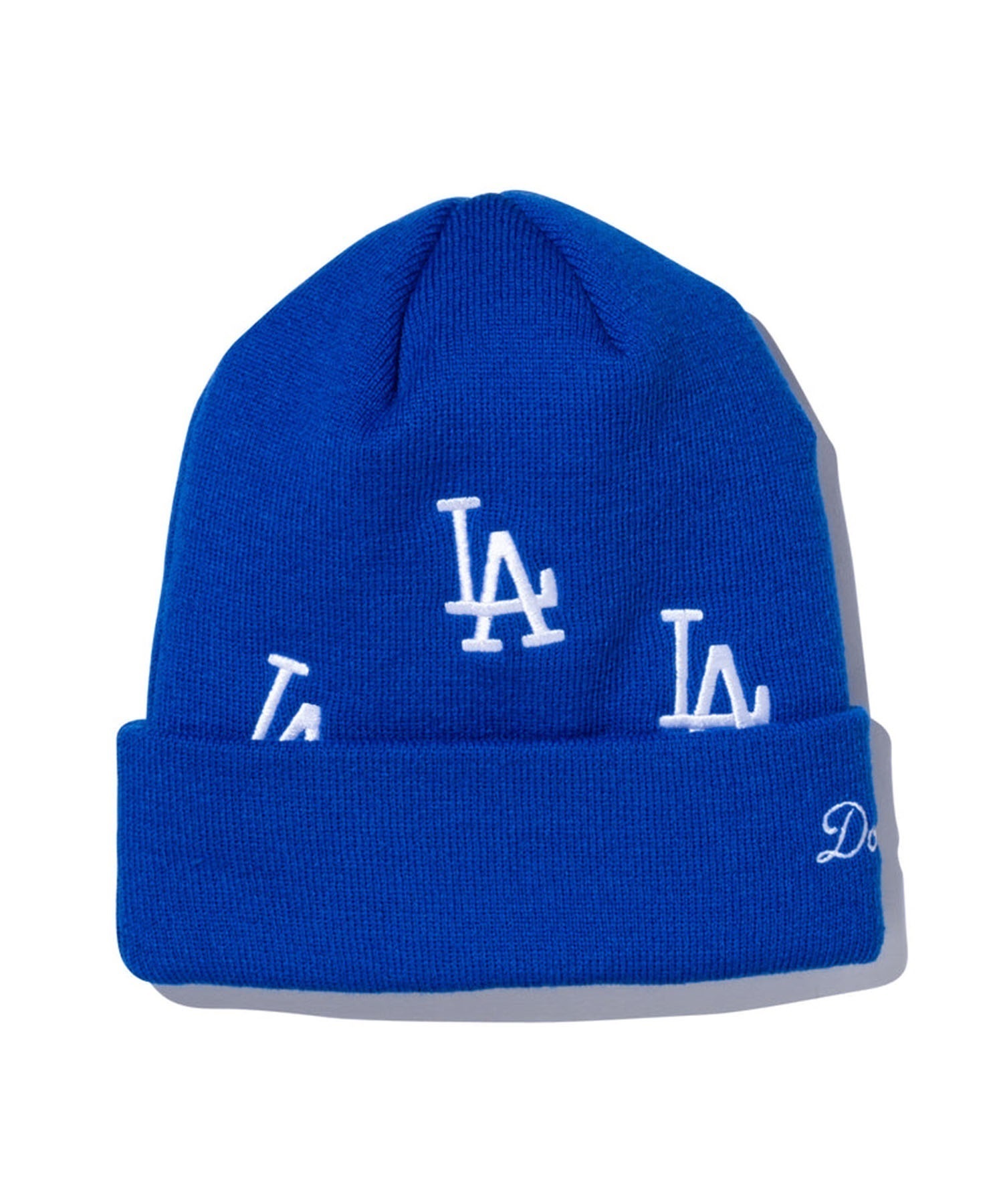 NEW ERA/ニューエラ ビーニー ニット帽 ダブル 13751352 MLB ALLOVER ロサンゼルス・ドジャース(ROY-FREE)