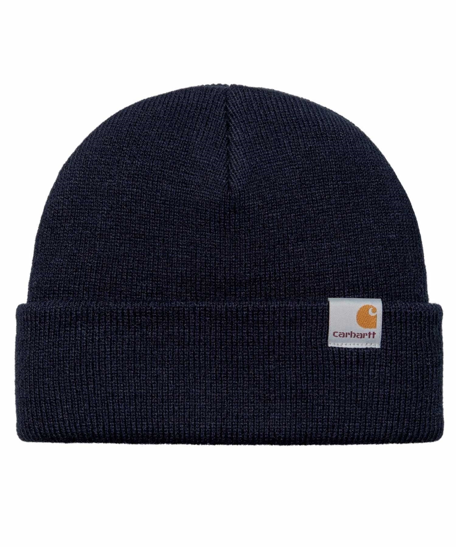 Carhartt/カーハート ビーニー ニット帽 ダブル STRATUS HAT LOW I025741(BLACK-FREE)