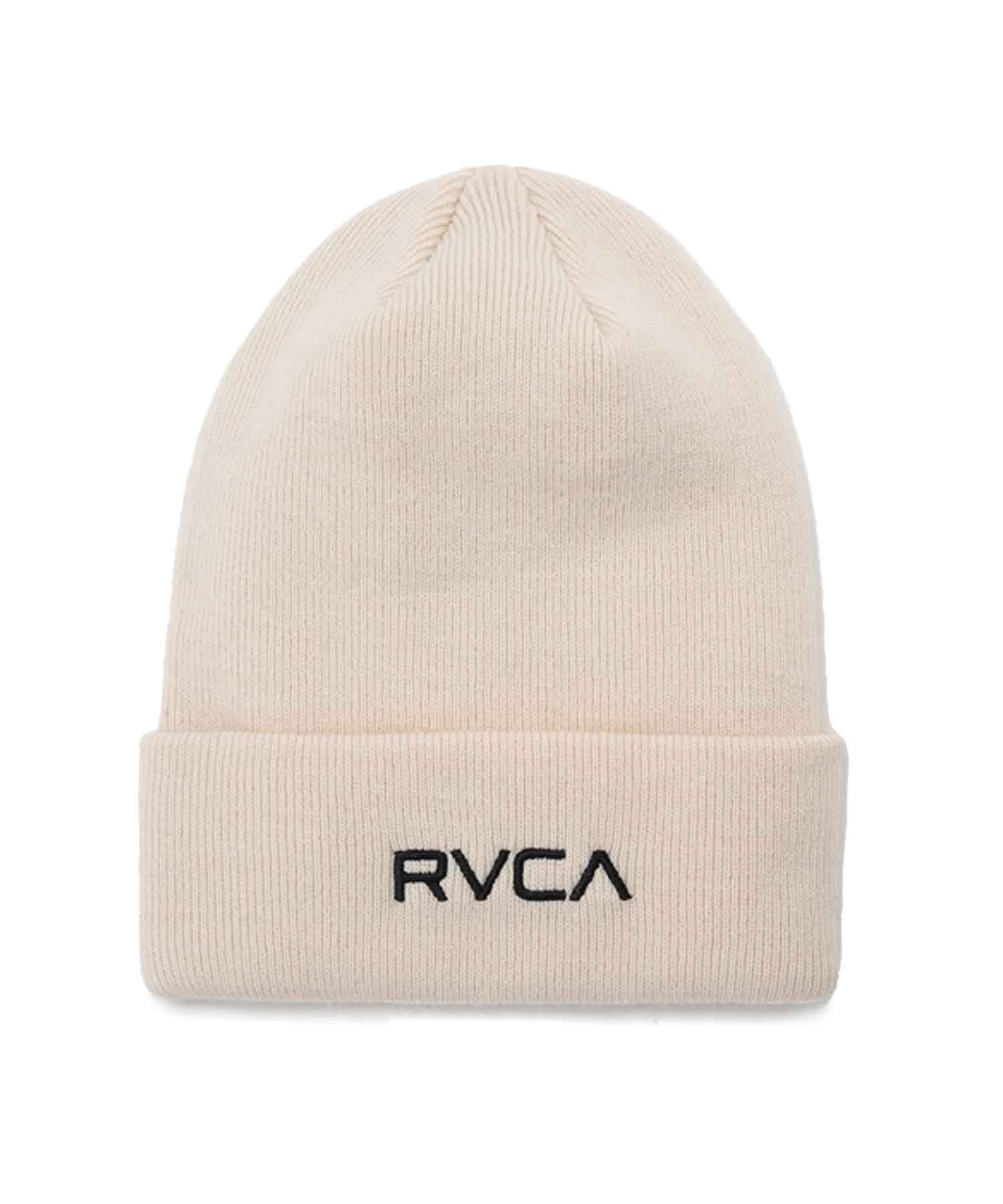 RVCA/ルーカ メンズ ビーニー ニット帽 ダブル DOUBLE FACE BEANIE BD042-965(BLK-FREE)