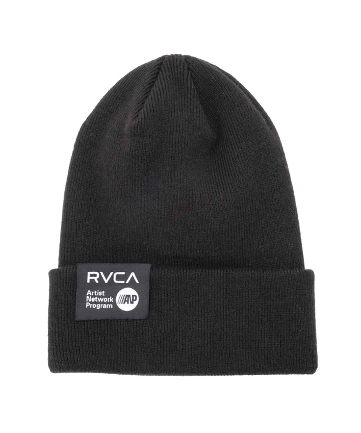 RVCA/ルーカ メンズ ビーニー ニット帽 ダブル DOUBLE FACE BEANIE BD042-965(BLK-FREE)