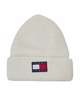 TOMMY JEANS/トミージーンズ ビーニー ニット帽 ダブル SOFT READY BEANIE AW15464(GY/NV-FREE)