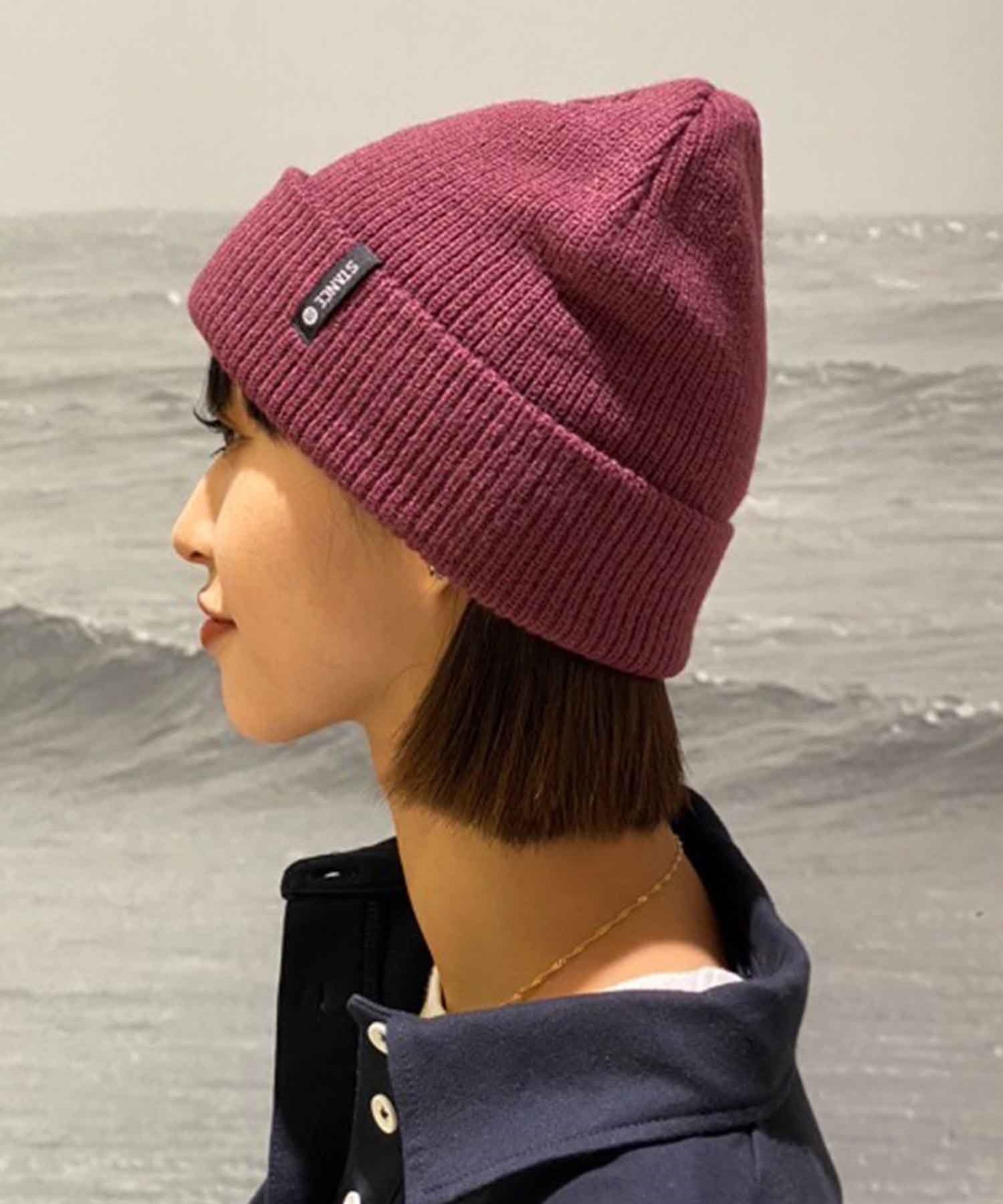 STANCE/スタンス ビーニー ニット帽 ダブル ICON 2 BEANIE A260C21STAMAU(MAUVE-FREE)