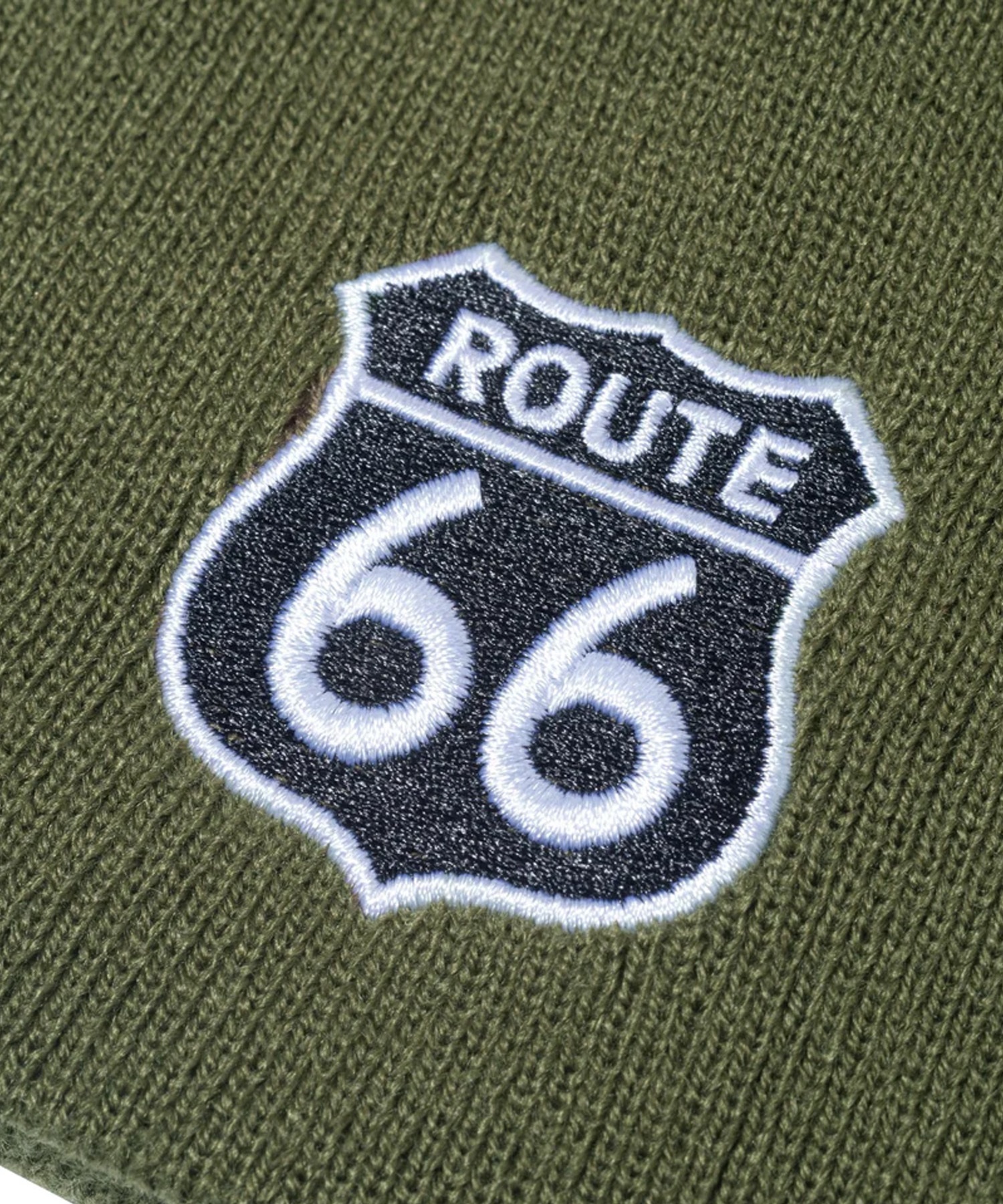 NEW ERA ニューエラ ビーニー ROUTE 66 オリーブ ニットキャップ ニット帽 帽子 シングルビーニー 13772521(OLV-FREE)