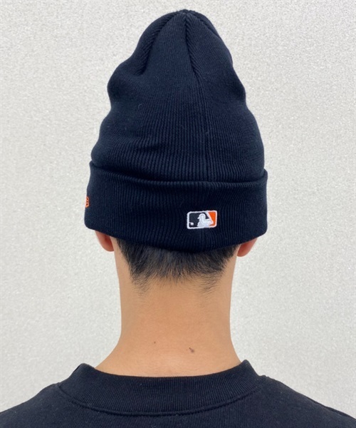 NEW ERA/ニューエラ ビーニー ダブルＣ.BASIC CUFF サンフランシスコ・ジャイアンツ ニット帽 13542583(BLK-F)