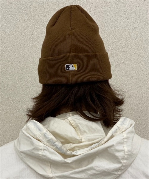 NEW ERA/ニューエラ ビーニー ダブルC.BASIC CUFF パドレスニット帽 13542584(BRN-F)