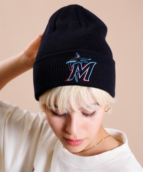 NEW ERA/ニューエラ ビーニー ダブルC.BASIC CUFF マイアミ NEW ERA/ニューエラ ビーニー ダブルC.BASIC CUFF マイアミ
