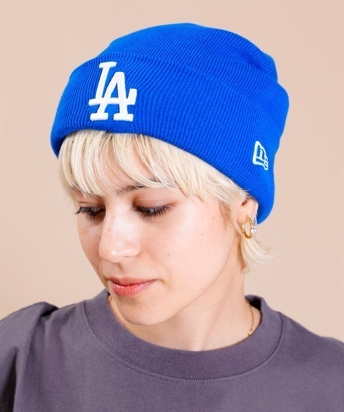 NEW ERA/ニューエラ ビーニー ダブルC.BASIC CUFF ロサンゼルス・ドジャース ニット帽 13542591(ROY-F)