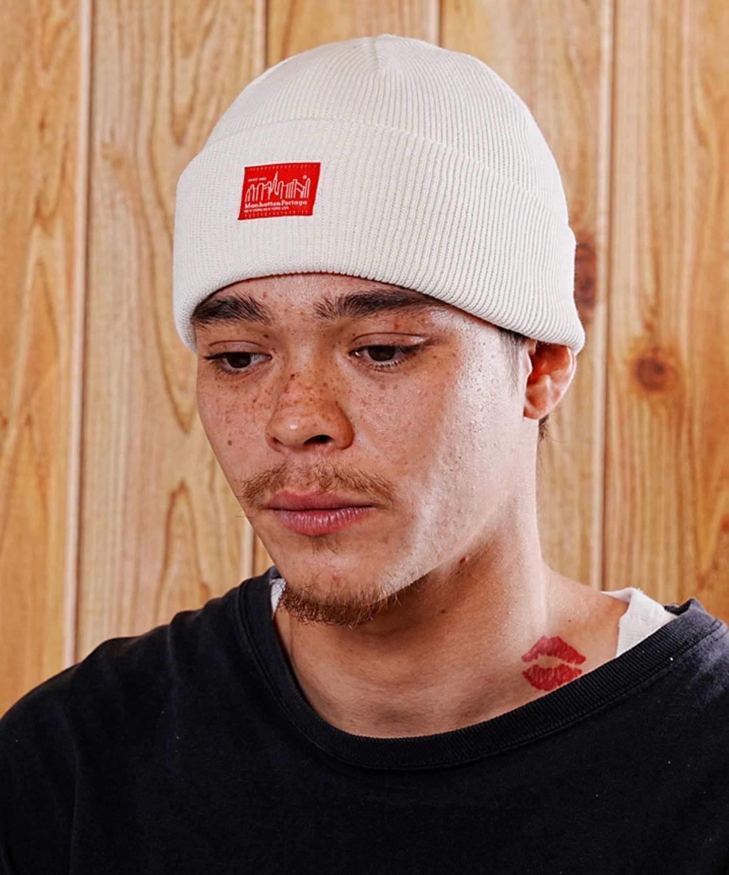 manhattan portage ビーニー　dime 似　supreme Manhattan Portage マンハッタンポーテージ ビーニー ニット
