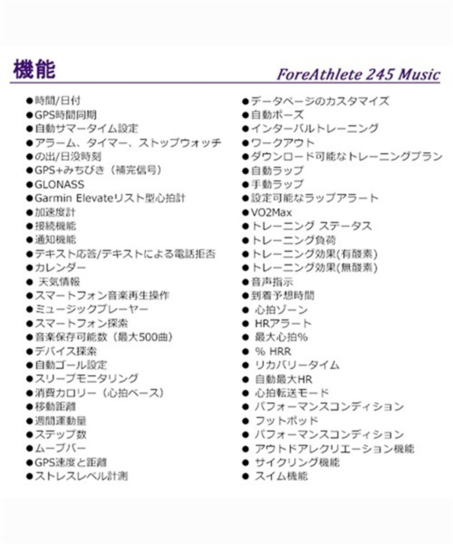 GARMIN ガーミン ForeAthlete 245 Music 時計 GPSウォッチ