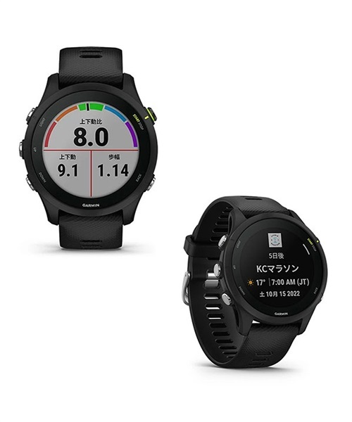 GARMIN ガーミン Forerunner 255 Music 010-02641-47 時計 スマートウォッチ JJ K1(BLACK-F)