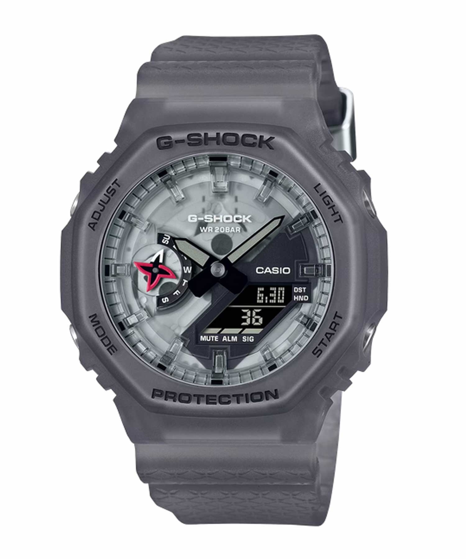 G-SHOCK”の最上位シリーズ「MR-G」より八角形ベゼルの「2100」が