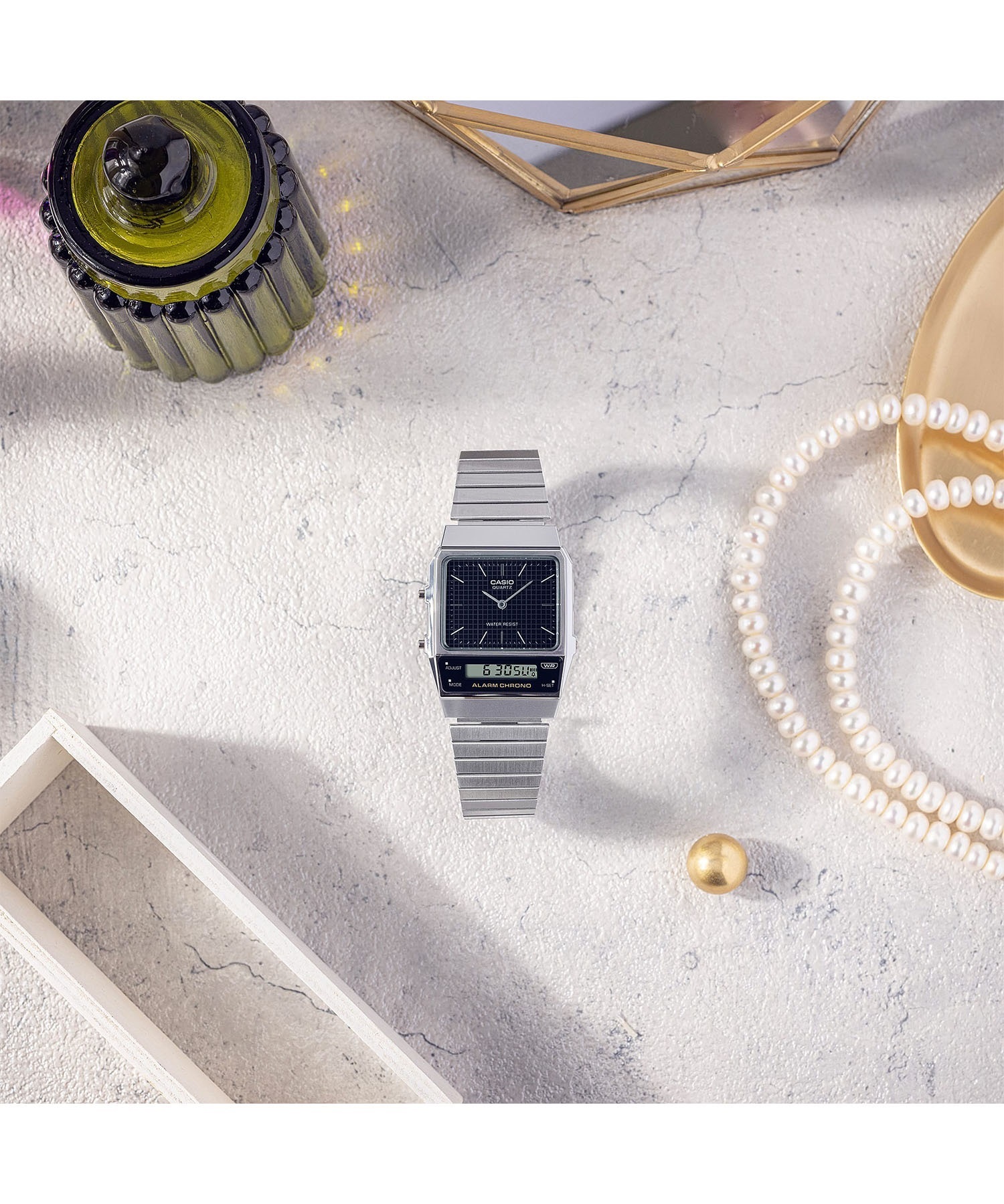 CASIO カシオ 腕時計 CASIO CLASSIC AQ-800E-1AJF 時計｜ムラサキ