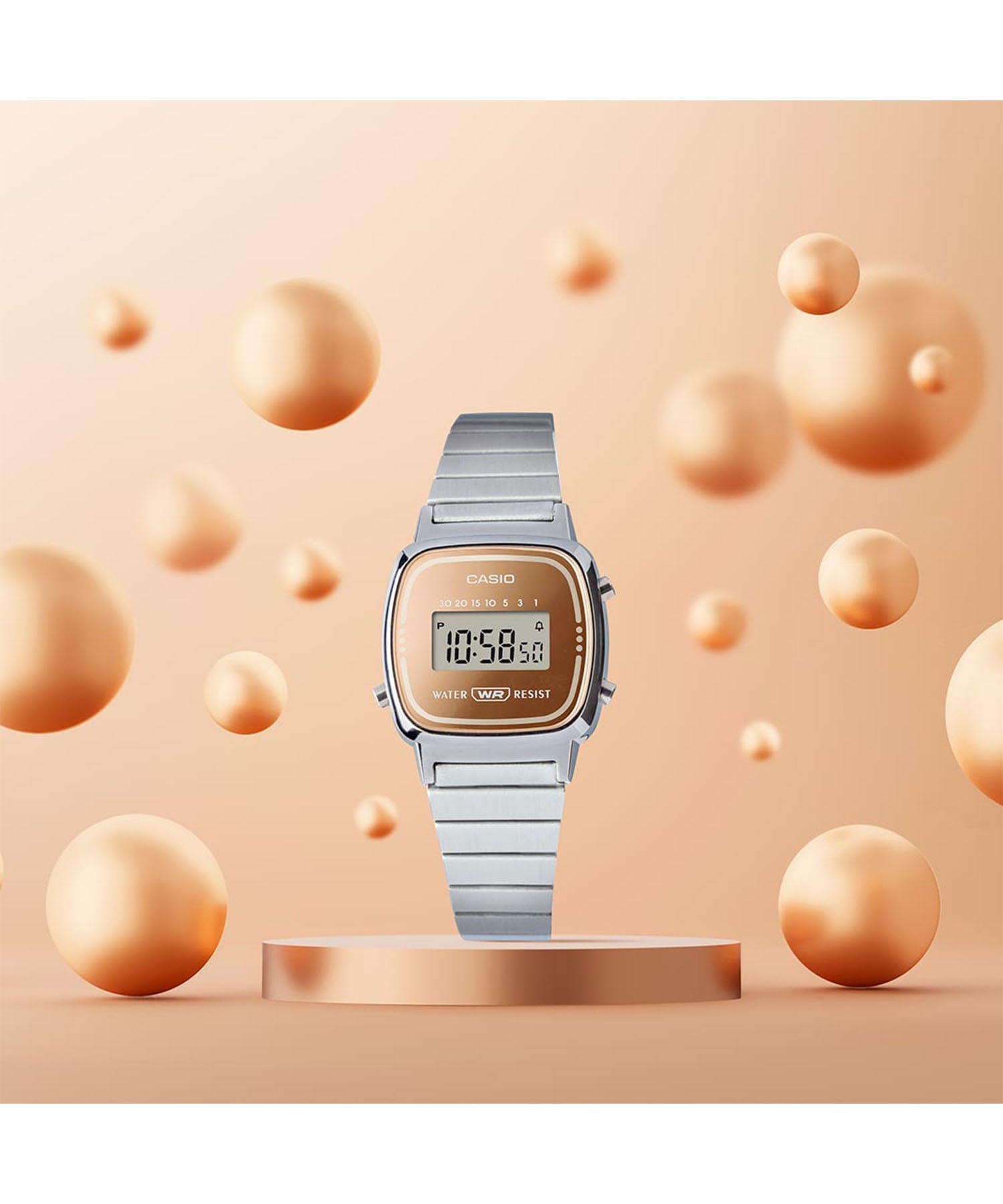 CASIO カシオ 腕時計 CASIO CLASSIC LA670WES-4AJF 時計｜ムラサキ