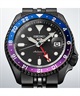 SEIKO/セイコー 5スポーツ 堀米雄斗 限定モデル 自動巻 SKX Sense Style GMT SBSC015 メンズ 腕時計(BLACK-ONESIZE)