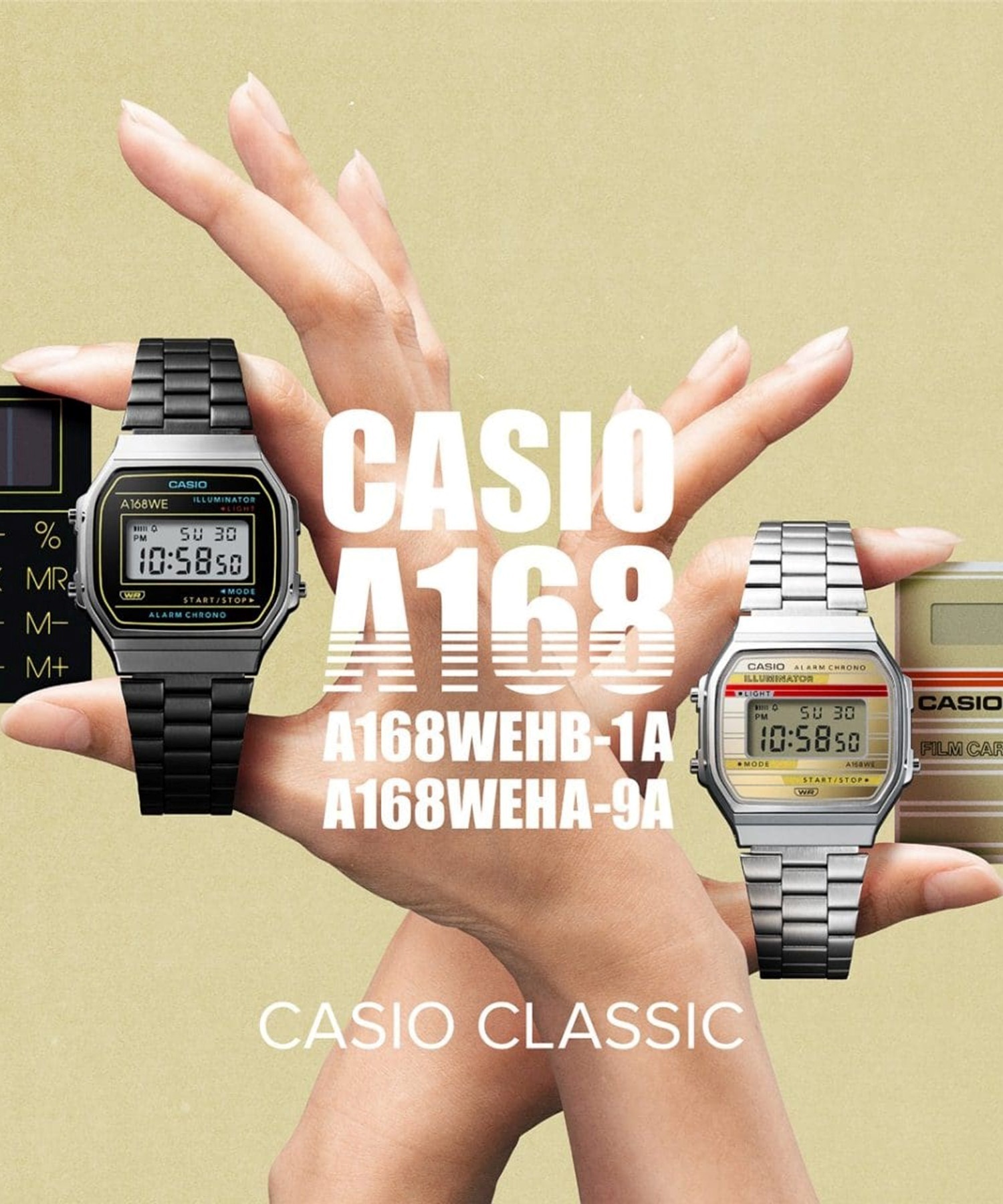 CASIO カシオ 腕時計 CASIO CLASSIC Heritage Colors A168WEHB